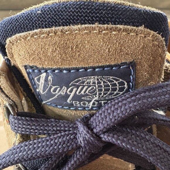 Vasque Gore Tex Hiking Boots Mens 7 Made In Italy Vintage Trail Suede - Picture 8 of 13